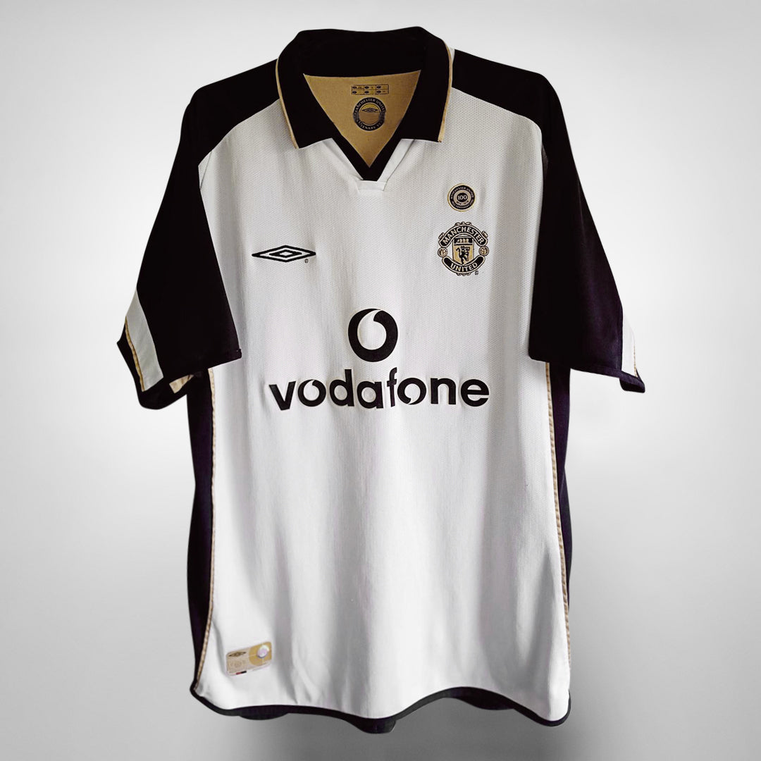 2001-2002 Manchester United Umbro Centenary Third Shirt #7 Beckham - Marketplace