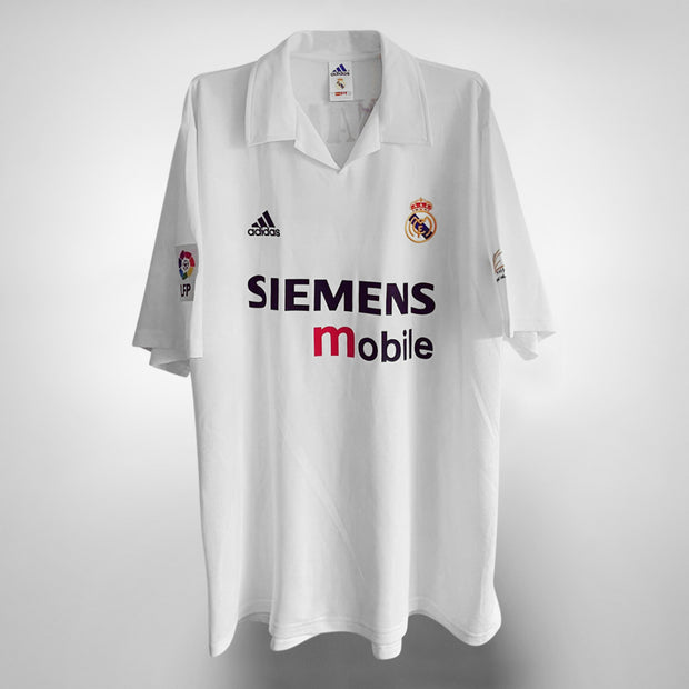 2002-2003 Real Madrid Adidas Home Shirt 