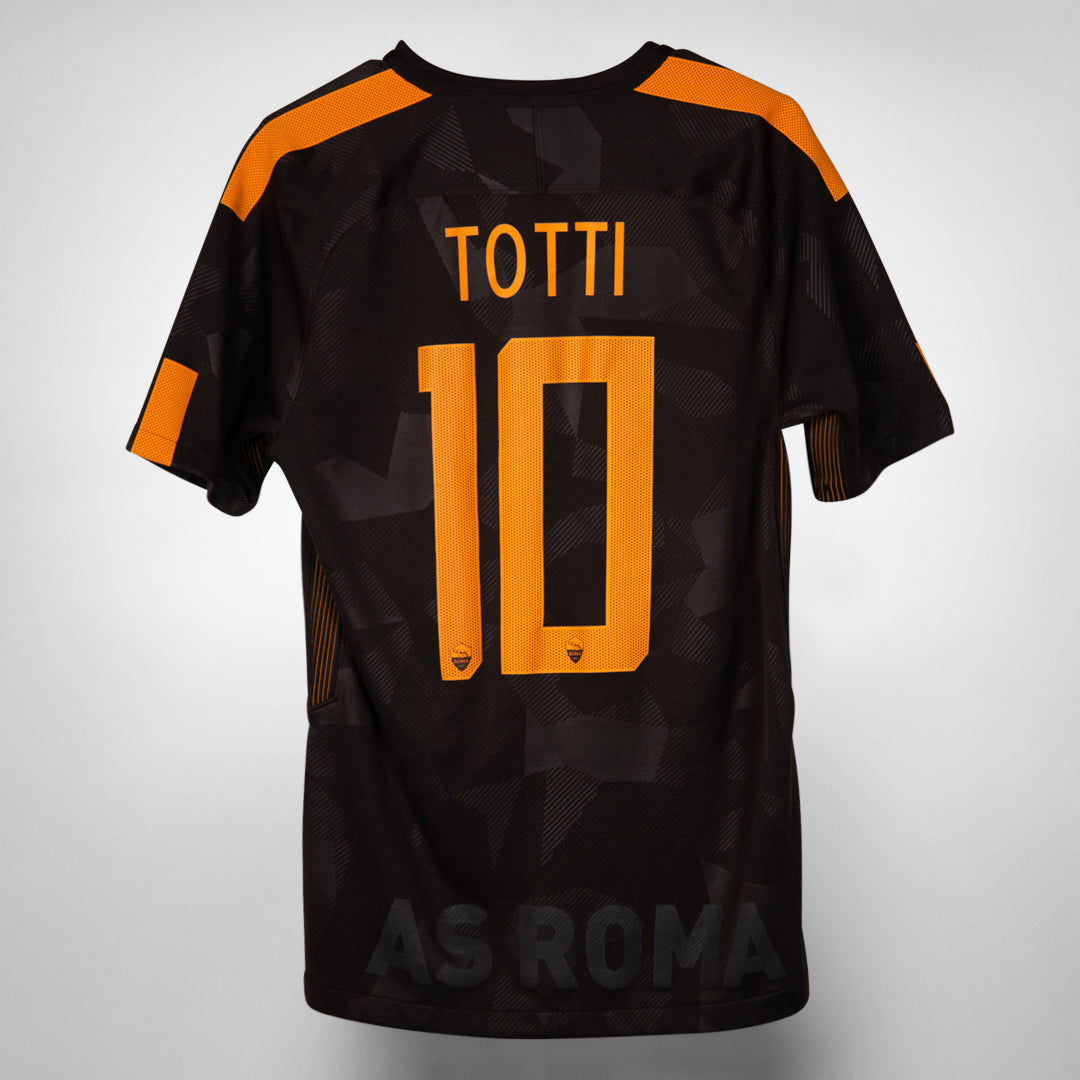 2017-2018 AS Roma Nike Third Shirt #10 Francesco Totti