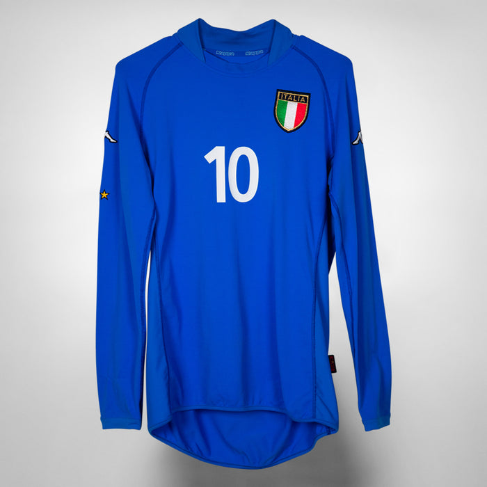 2000-2002 Italy Kappa Home Shirt #10 Francesco Totti