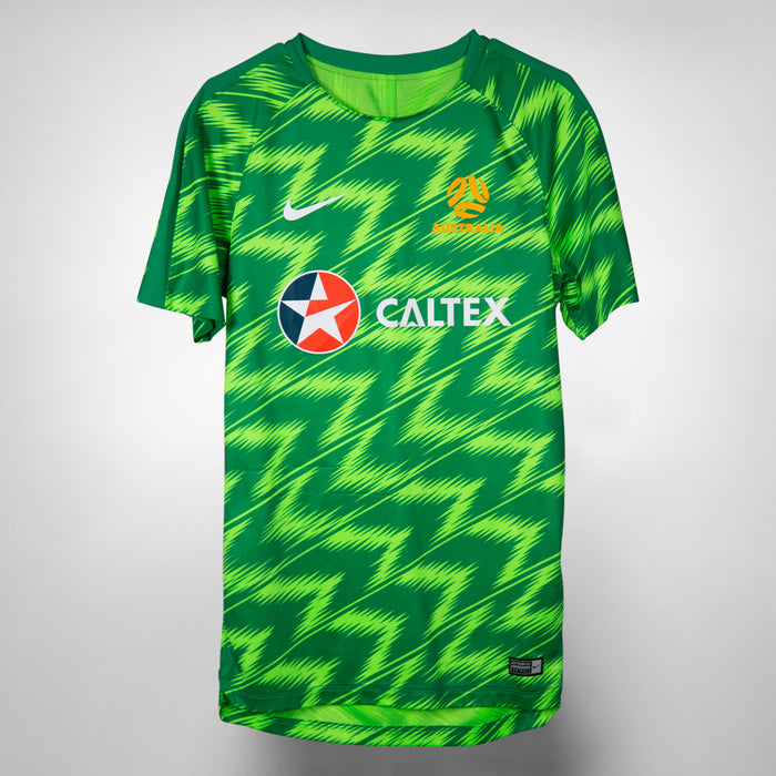 2018 Australia Socceroos Nike Pre-Match Training Shirt