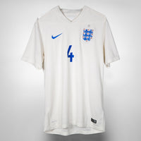 2014-2016 England Nike Home Shirt #4 Steven Gerrard
