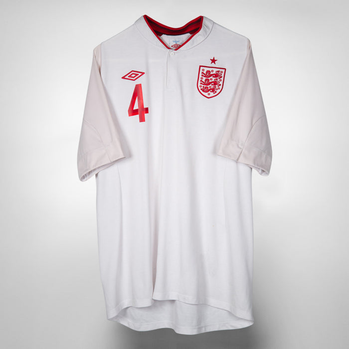 2012-2013 England Umbro Home Shirt #4 Steven Gerrard