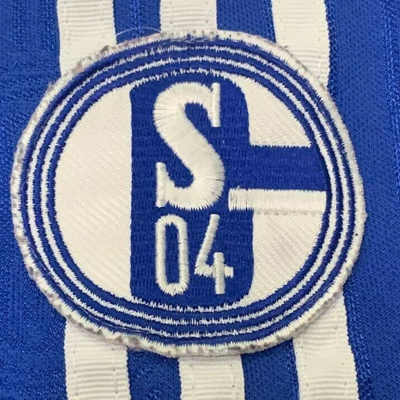 1996-1997 Schalke 04 Adidas Home Shirt #2 Thomas Linke - Marketplace