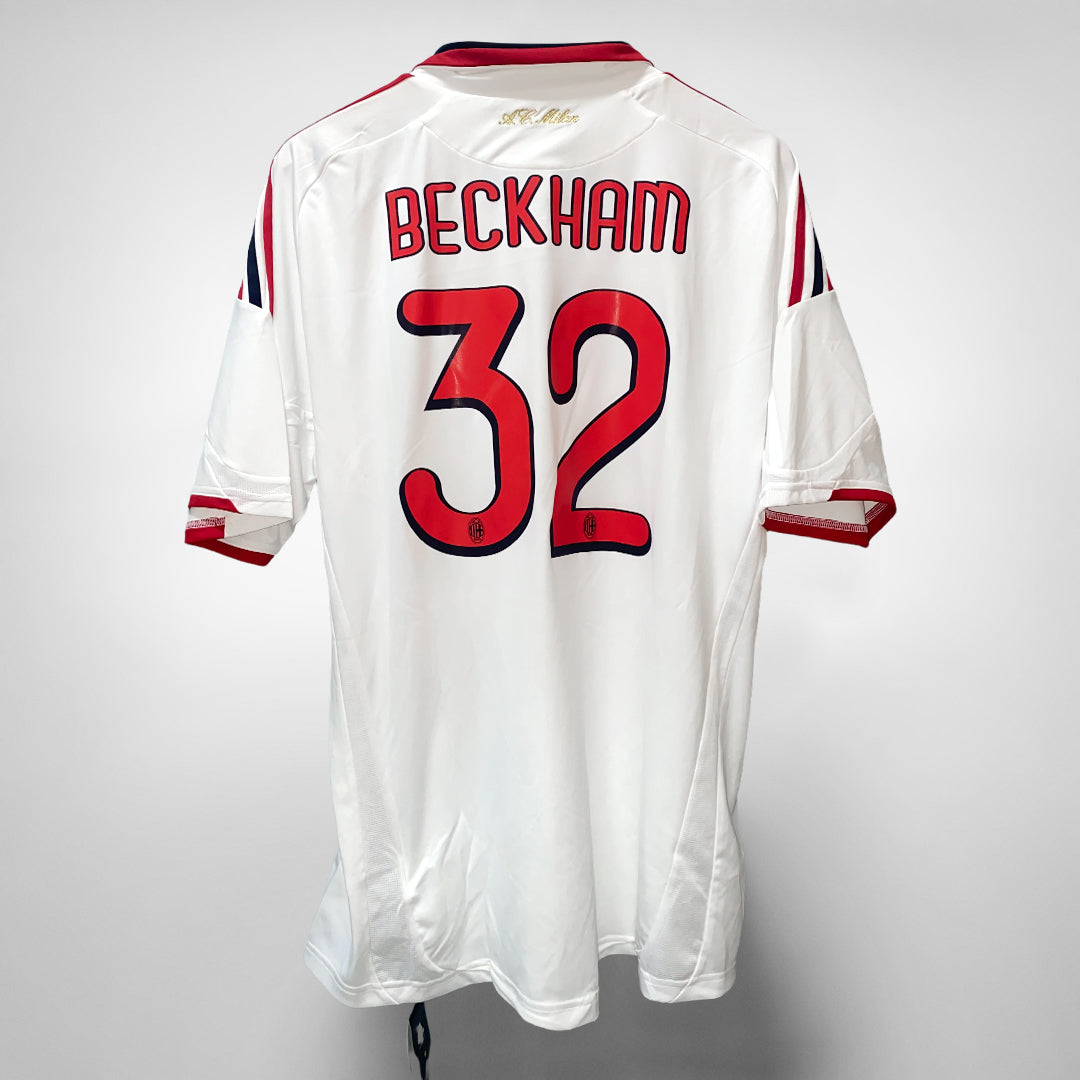 2009-2010 AC Milan Adidas Away Shirt #32 David Beckham BNWT - Marketplace