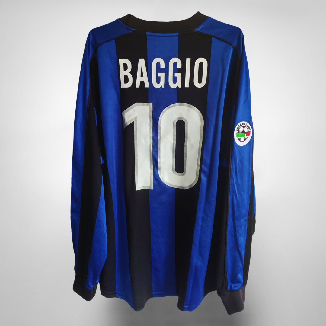 1999-2000 Inter Milan Nike Home Shirt #10 Roberto Baggio