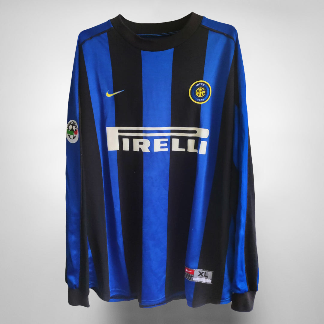 1999-2000 Inter Milan Nike Home Shirt #10 Roberto Baggio 1999-2000 Inter Milan Nike Home Shirt #10 Roberto Baggio