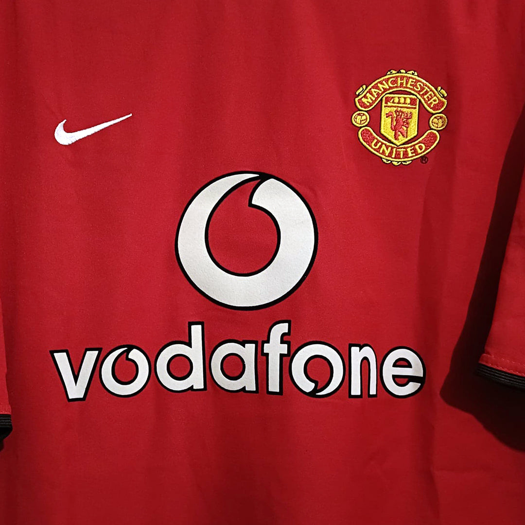 2002-2004 Manchester United Nike Home Shirt #10 Ruud Van Nistelrooy UCL Patch - Marketplace