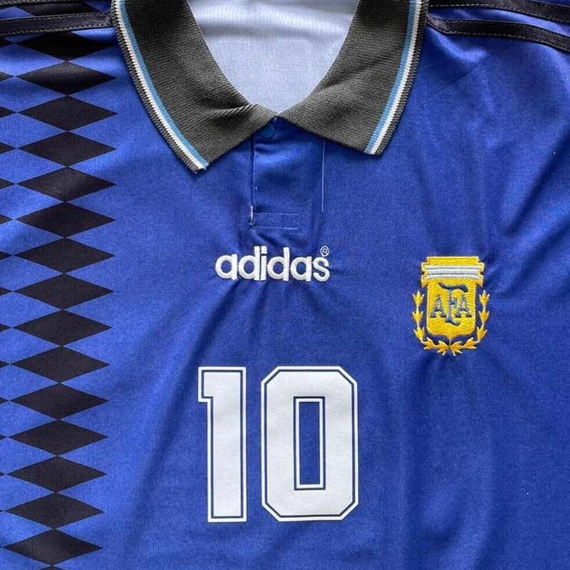 1994 Argentina Adidas Away Shirt #10 Diego Maradona - Marketplace