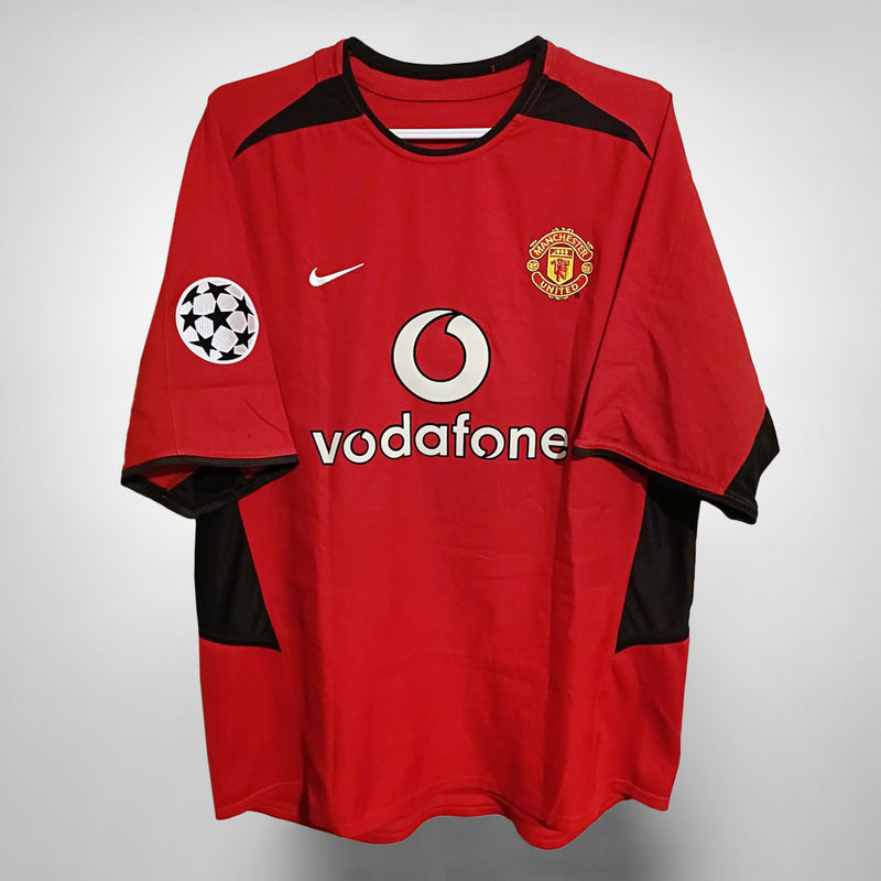 2002-2004 Manchester United Nike Home Shirt #10 Ruud Van Nistelrooy UCL Patch - Marketplace