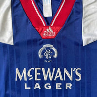 1992-1994 Glasgow Rangers Adidas Home Shirt #9 Ally McCoist - Marketplace