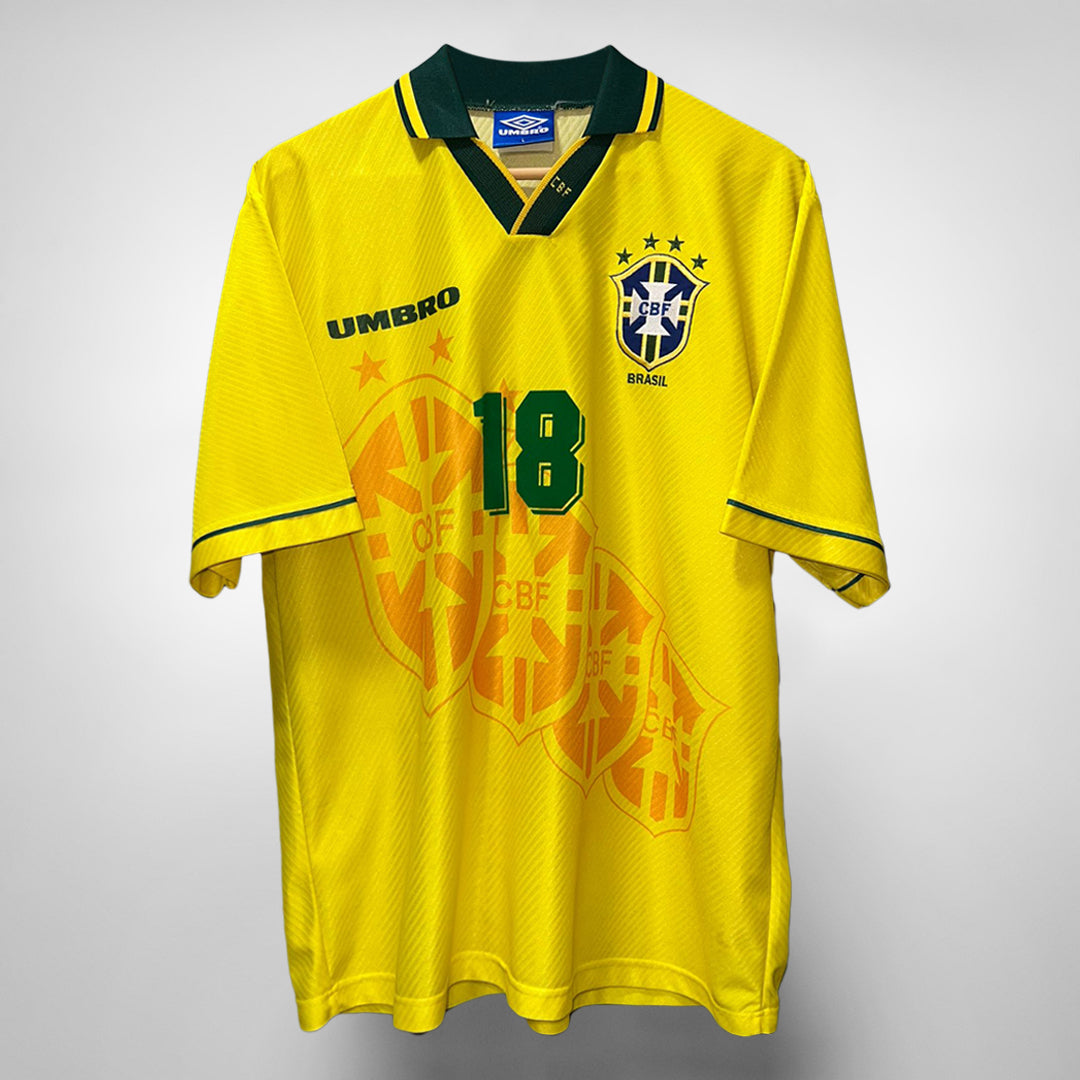 1996 Brazil Umbro Home Shirt 18 Ronaldinho R9 Marketplace