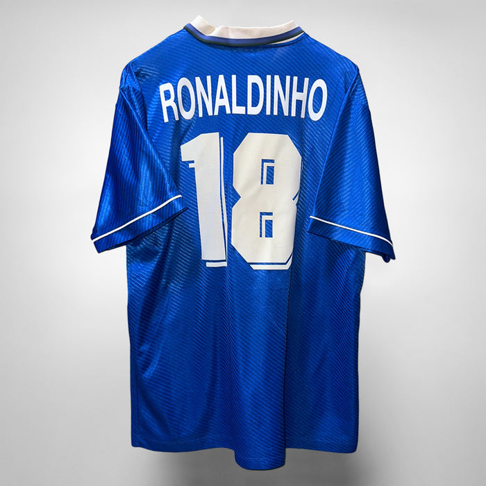 1996 Brazil Umbro Away Shirt #18 'Ronaldinho' (R9) - Marketplace