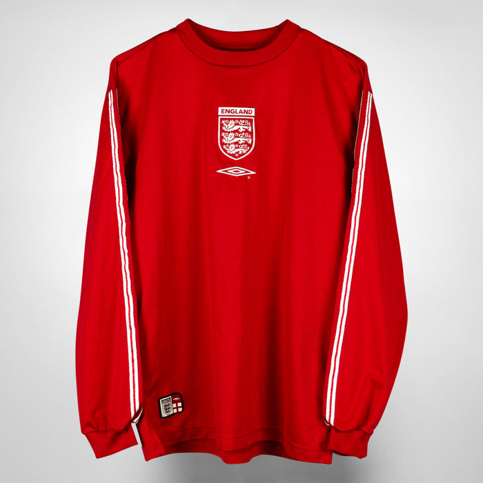 2000's England Umbro Jumper Red