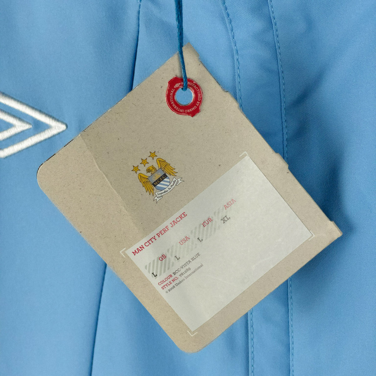 2009-2011 Manchester City Umbro Jacket BNWT