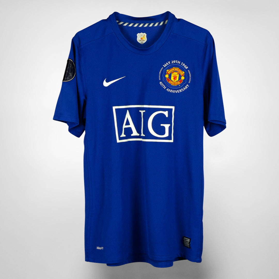 2008-2009 Manchester United Nike Third Shirt #16 Michael Carrick