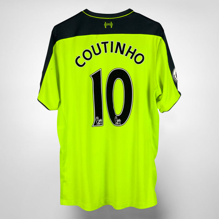 2016-2017 Liverpool New Balance Third Shirt #10 Philippe Coutinho