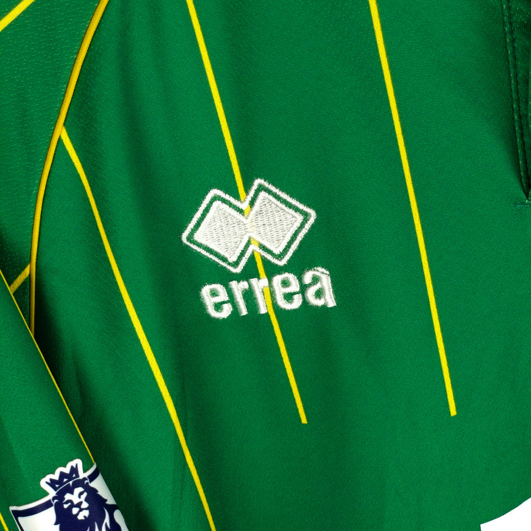2015-2016 Norwich City Errea Away Shirt #5 Josh Martin