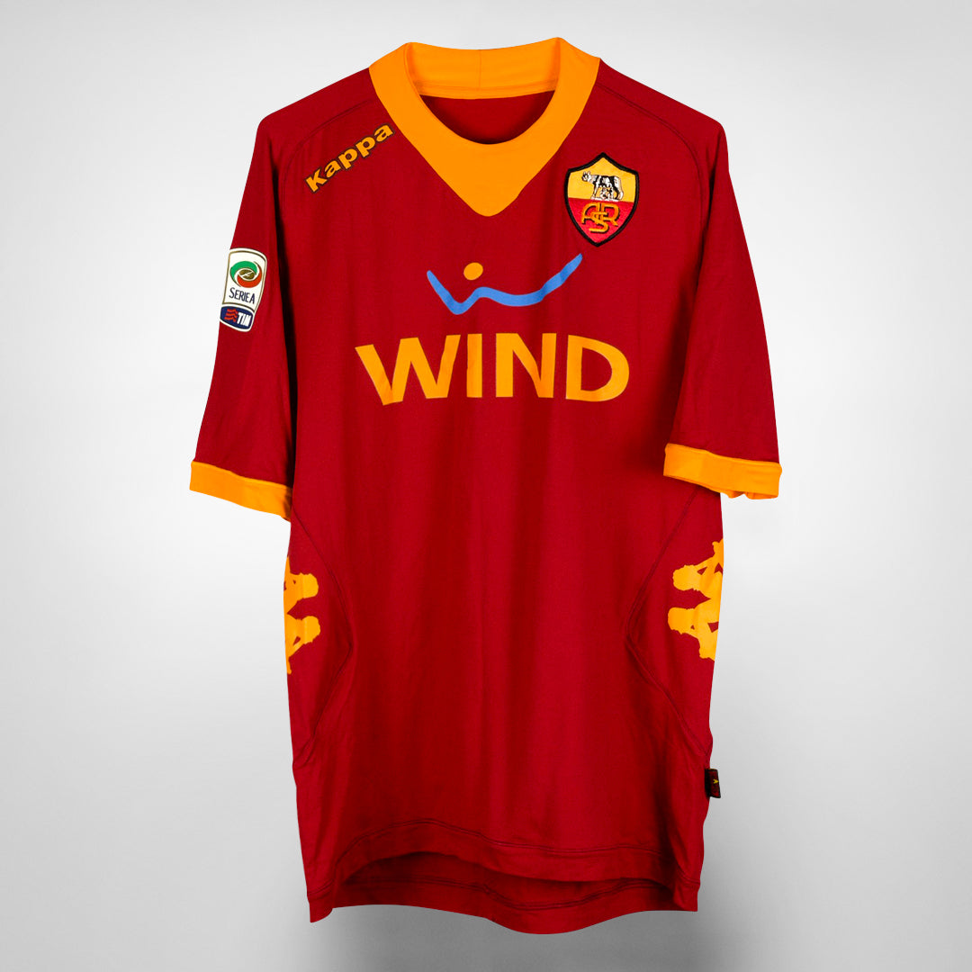 2009-2010 AS Roma Kappa Home Shirt
