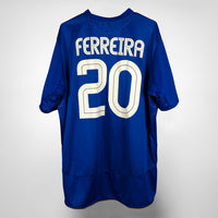 2005-2006 Chelsea Umbro Home Shirt #20 Paulo Ferreira