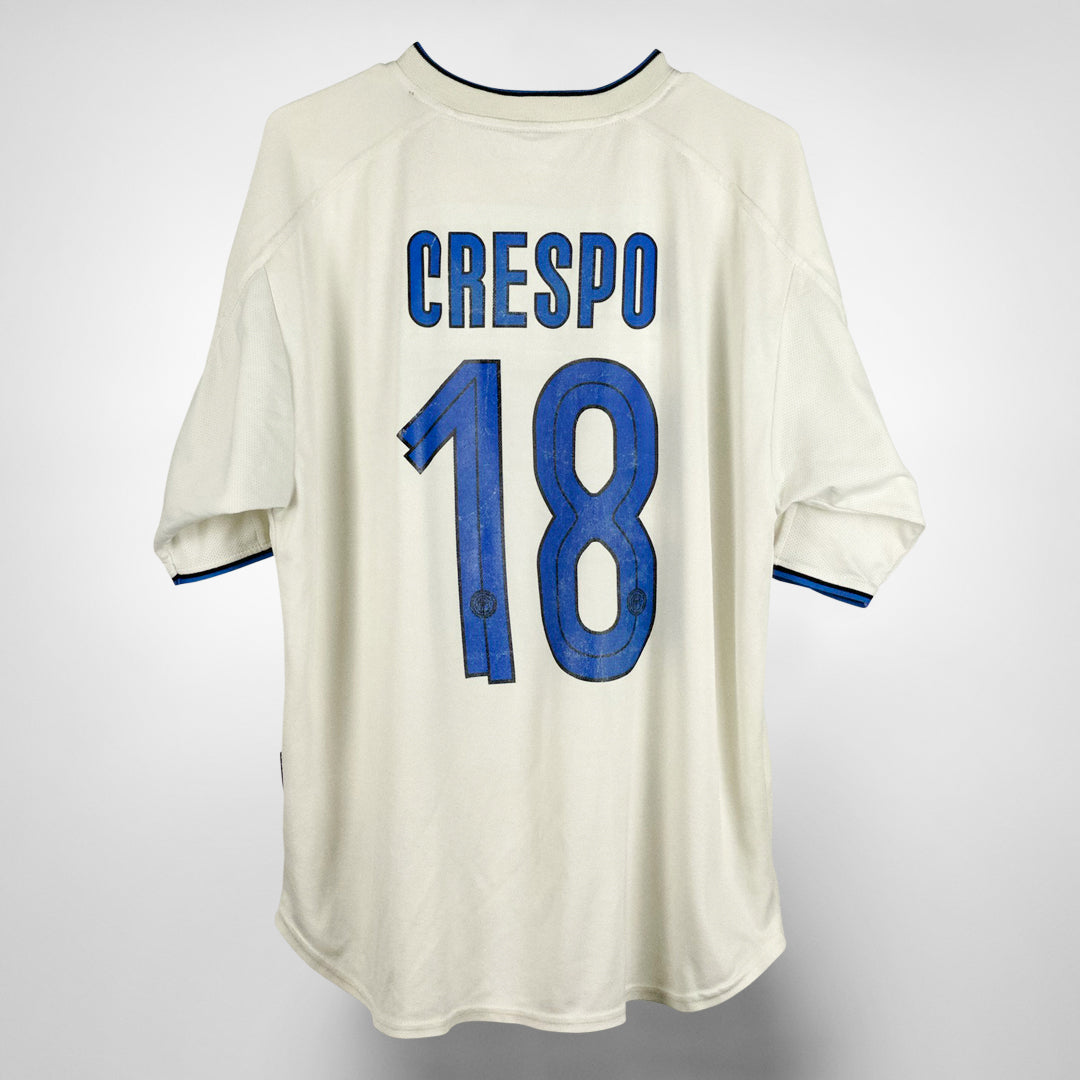 1999-2000 Inter Milan Nike Away Shirt #18 Hernán Crespo