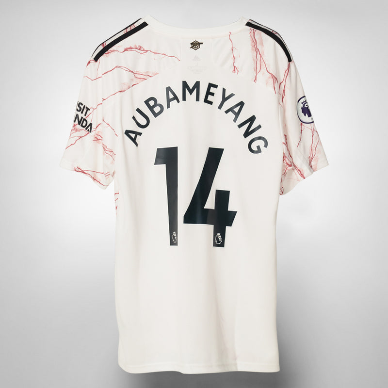 2020-2021 Arsenal Adidas Away Shirt #14 Aubameyang - Marketplace