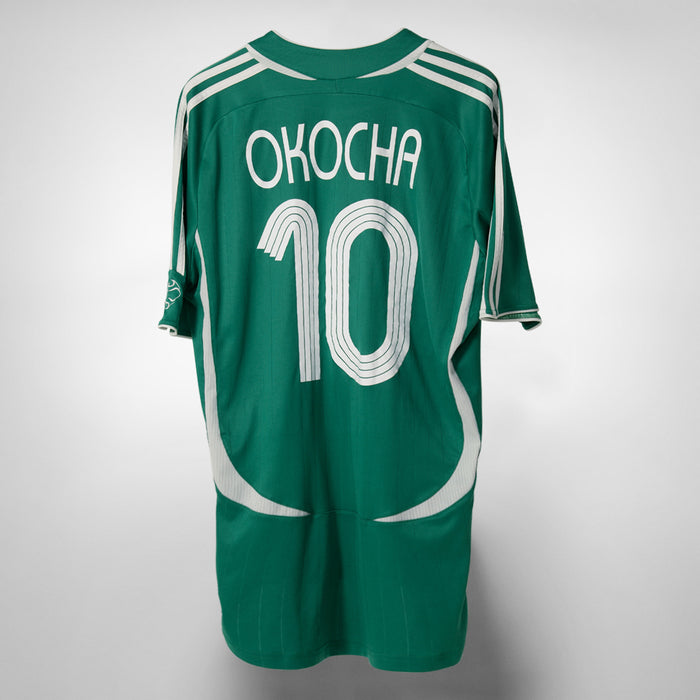 2006-2007 Nigeria Adidas Home Shirt #10 Jay-Jay Okocha - Marketplace