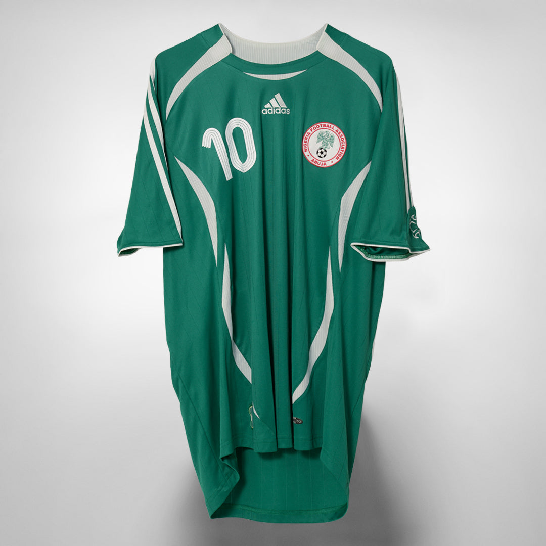 2006-2007 Nigeria Adidas Home Shirt #10 Jay-Jay Okocha - Marketplace