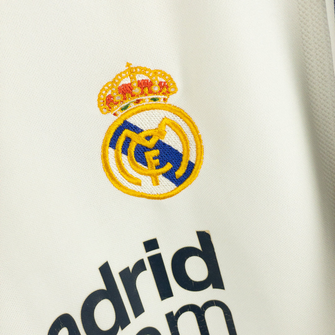 2001-2002 Real Madrid Adidas Home Shirt