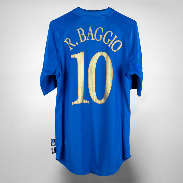 Retro 1994 Italy Football Shirt With/without Baggio 10 Named