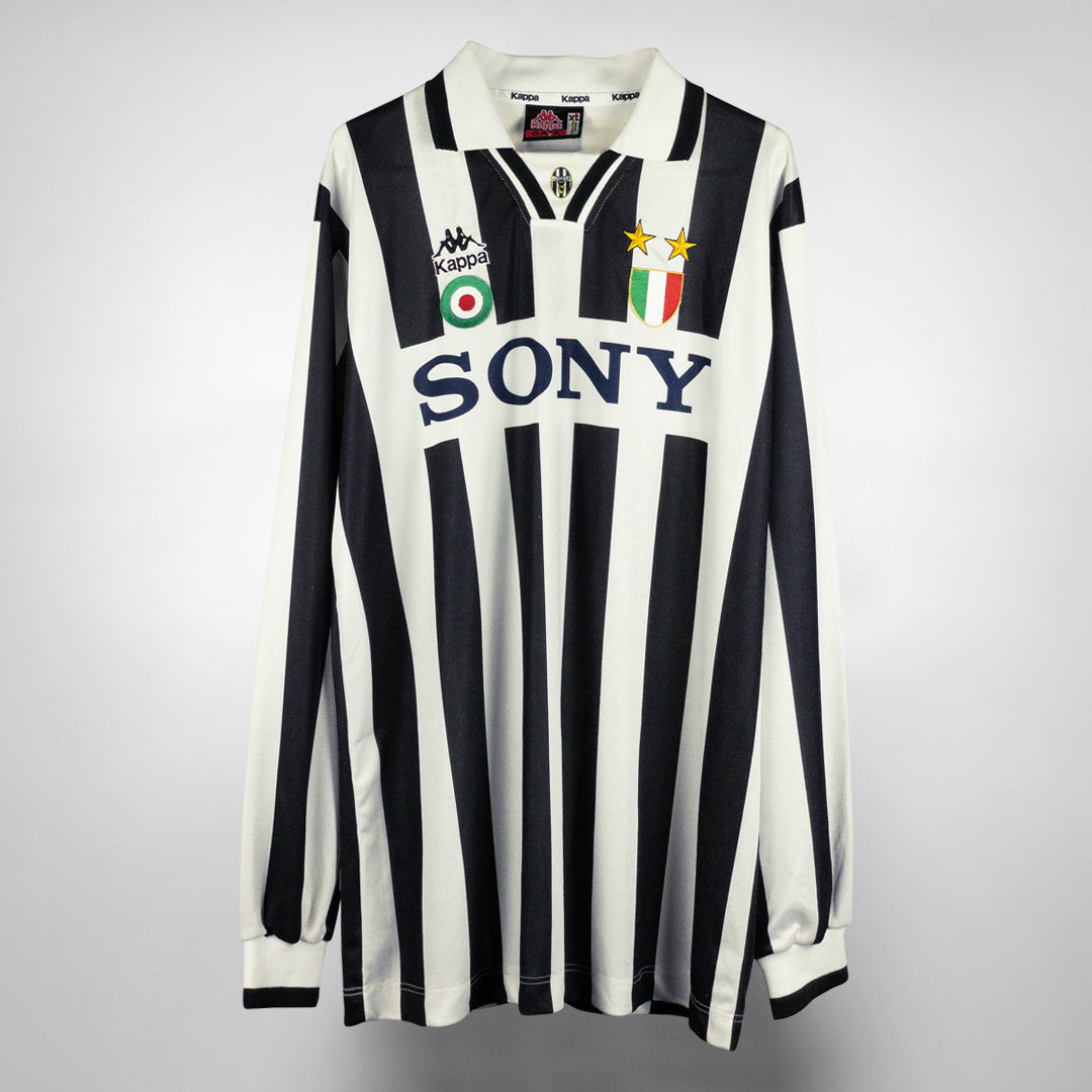 1995-1996 Juventus Kappa Home Shirt #9 Gianluca Vialli