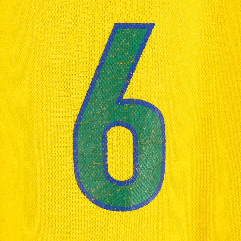 1998-2000 Brazil Nike Home Shirt #6 Roberto Carlos