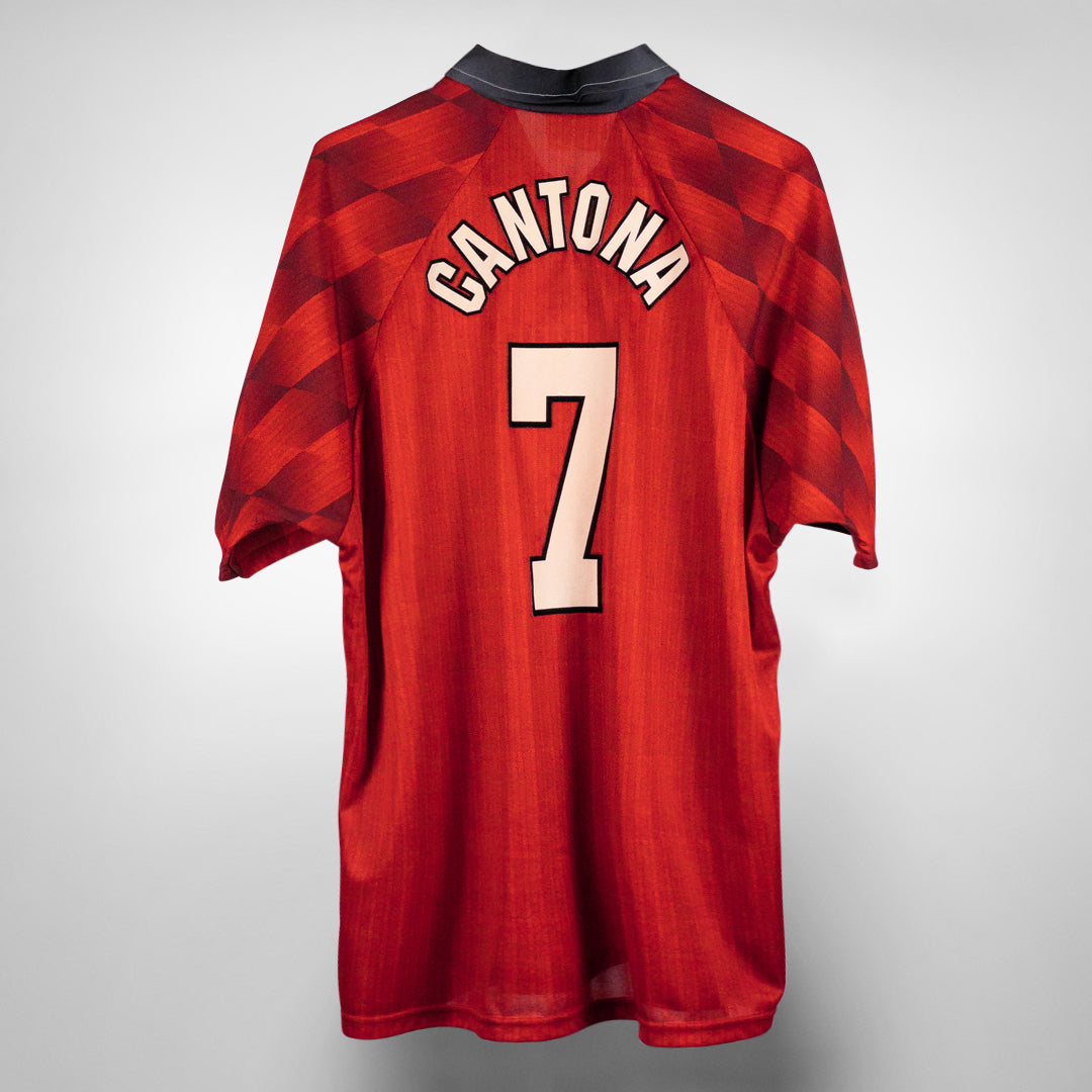 1996-1998 Manchester United Umbro Home Shirt #7 Eric Cantona