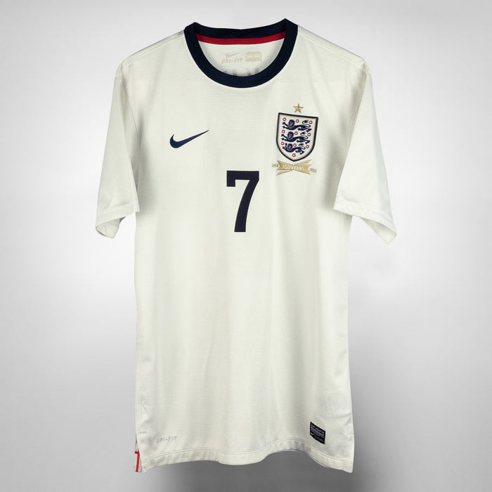2012-2014 England Nike Home Shirt #7 David Beckham