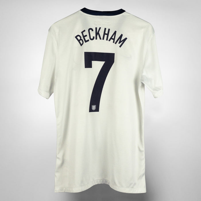2012-2014 England Nike Home Shirt #7 David Beckham