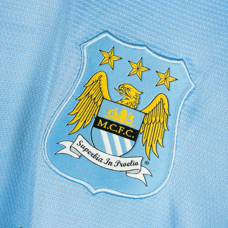 2013-2014 Manchester City Nike Home Shirt #21 David Silva