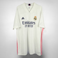 2020-2021 Real Madrid Adidas Home Shirt