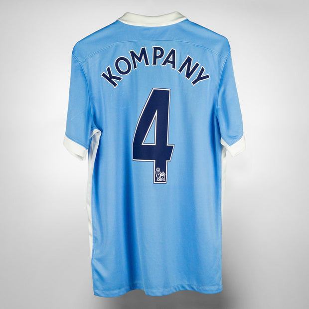 2015-2016 City Nike Home Shirt #4 Vincent Kompany | Classic Football Shirts Football Shirts | Rare Soccer Shirts | Worldwide Delivery | 90's Football Shirts | Manchester United, Arsenal,