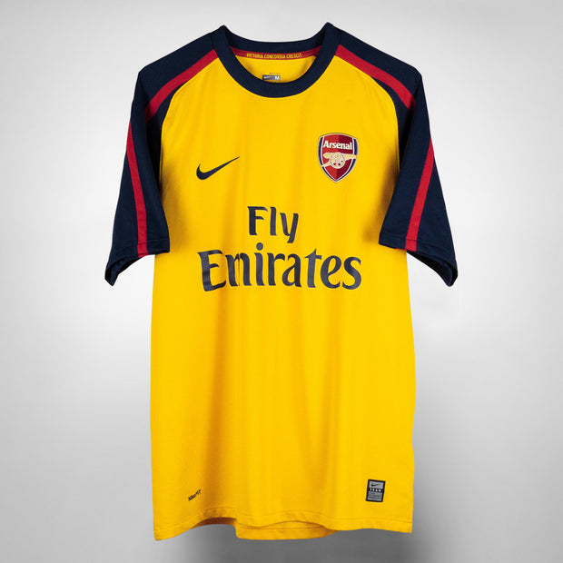 NIKE ARSENAL 2009 AWAY JERSEY YELLOW