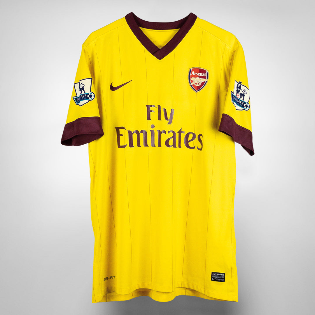 2010 2012 Arsenal Nike Away Shirt 4 Cesc Fabregas Classic Football Shirts Vintage Football Shirts Rare Soccer Shirts Worldwide Delivery 90 s Football Shirts Manchester United Arsenal Juventus