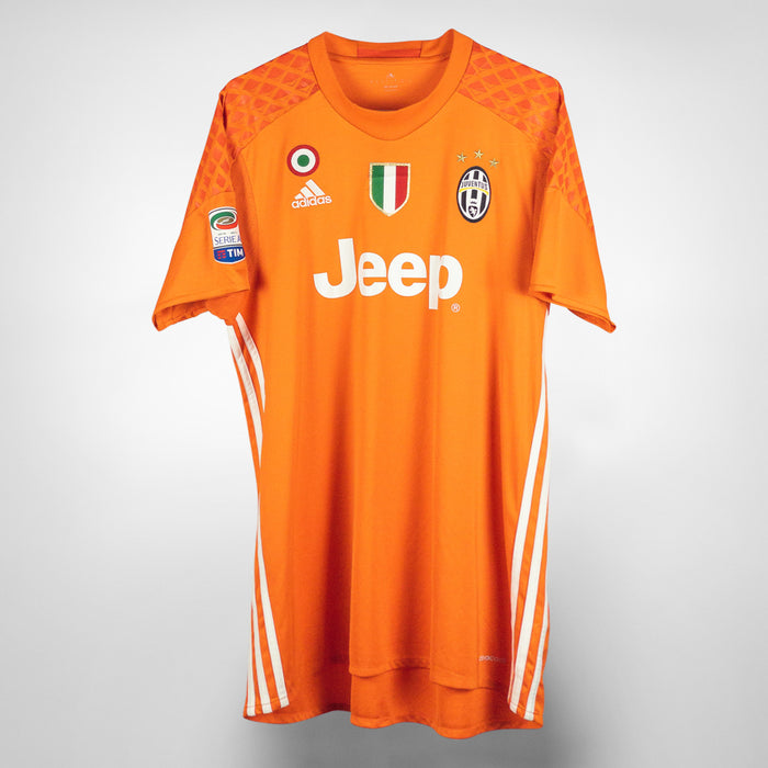2016-2017 Juventus Adidas Goalkeeper #1 Gianluigi Buffon