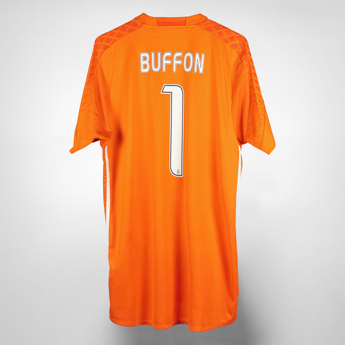 2016-2017 Juventus Adidas Goalkeeper #1 Gianluigi Buffon