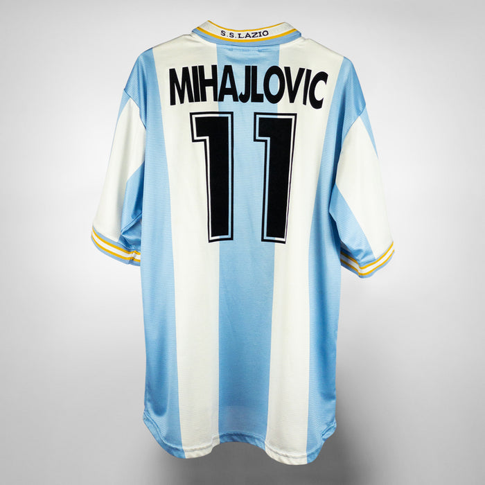 1999-2000 Lazio Puma Home Shirt #11 Sinisa Mihajlovic