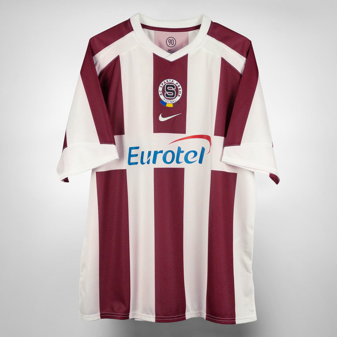 20052006 Sparta Praha Nike Away Shirt 2 Classic Football Shirts