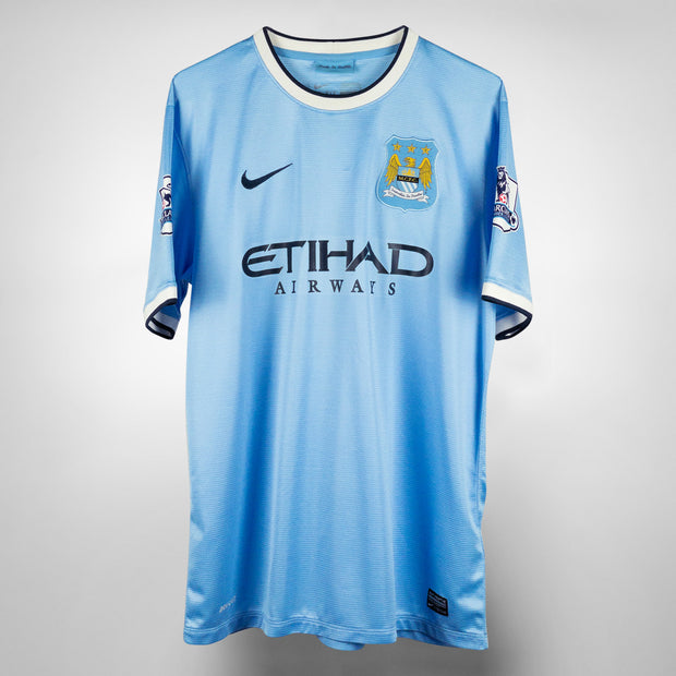 Manchester City 2013-14 Away Shirt (Excellent) L – Classic Football Kit