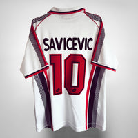 1997-1998 AC Milan Lotto Away Shirt #10 Dejan Savicevic - Marketplace