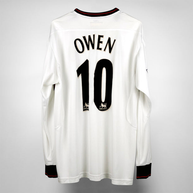 2003-2005 Liverpool Reebok Long Sleeve Away Shirt 