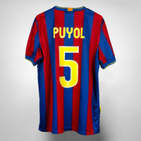 2009-2010 FC Barcelona Nike Home Shirt #5 Carlos Puyol
