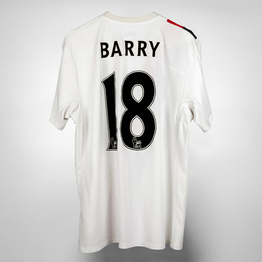 2009-2010 Manchester City Umbro Third Shirt #18 Gareth Barry