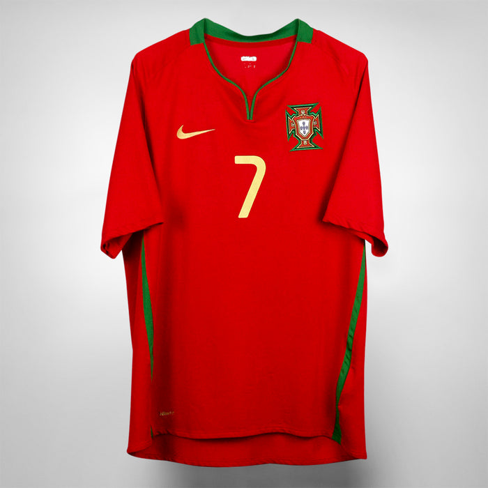 2008-2010 Portugal Nike Home Shirt #7 Cristiano Ronaldo
